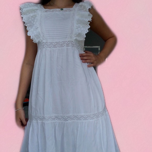 long white flowy dress